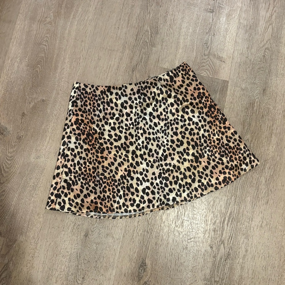 Princess Polly Leopard Print Mini Skirt